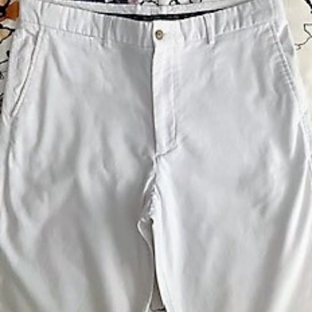 Tasso Elba White Pants 36 x 32 EXC